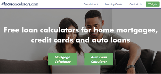 Loan Calculators Website