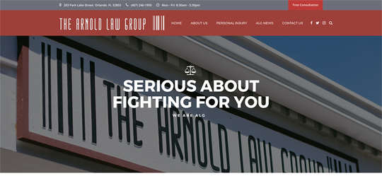 The Arnold Law Group Website